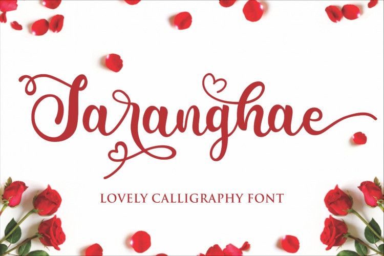 Saranghae Calligraphy Font