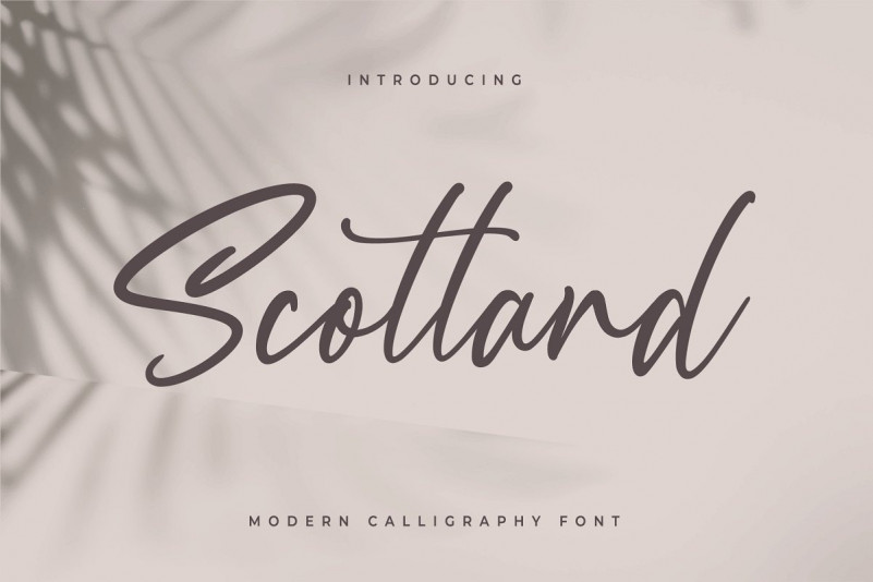 Scotland Calligraphy Font