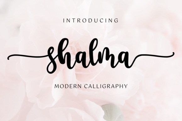 Shalma Modern Calligraphy Font