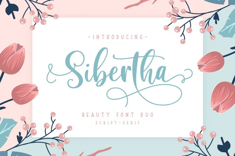 Sibertha Calligraphy Font