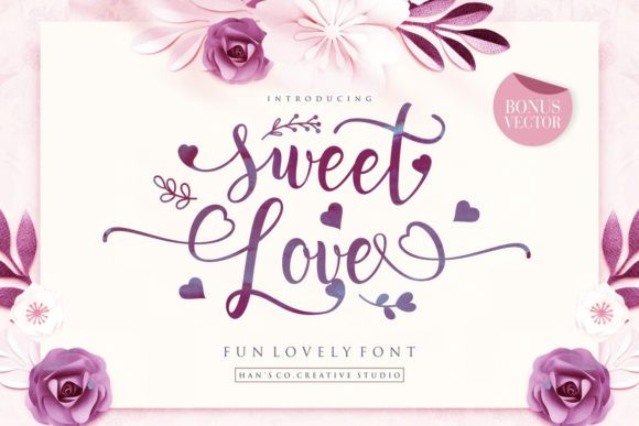 Sweet Love Calligraphy Font