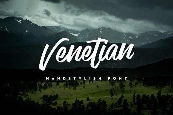 Venetian Handstylish Font Free