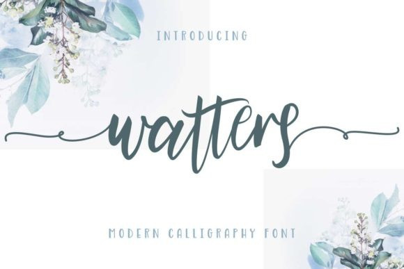 Watters Modern Calligraphy Font