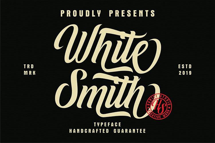 White Smith Script Font