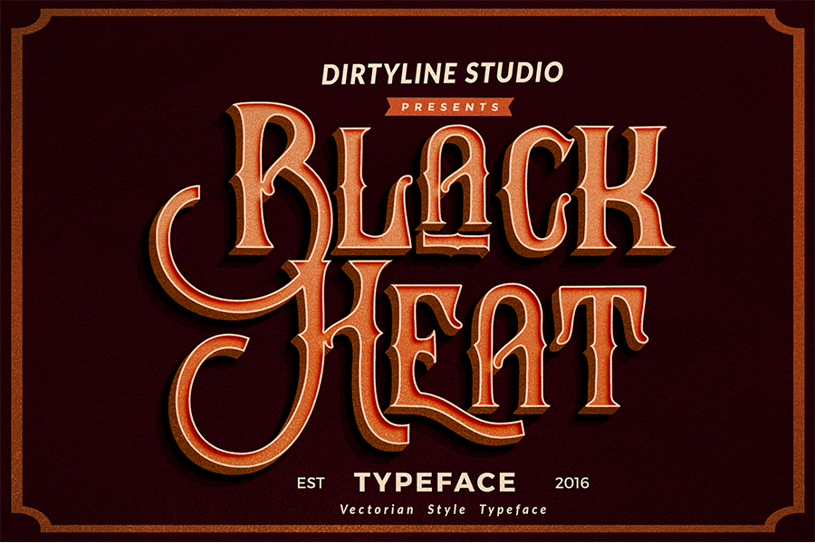 Black Heat Font Free