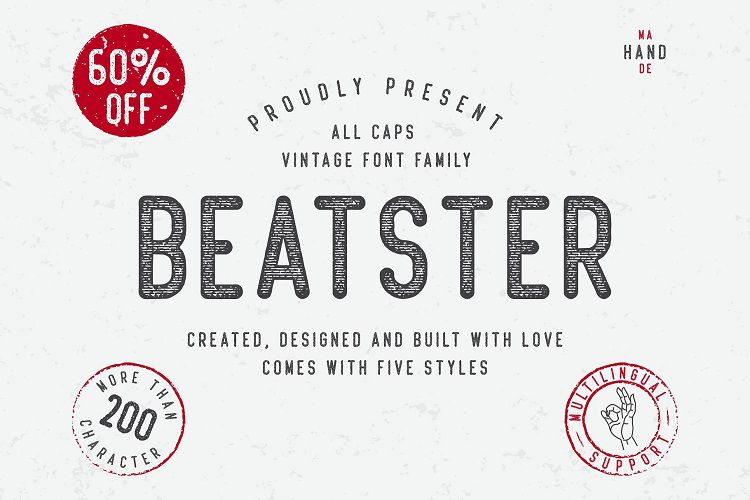 Beatster Typeface
