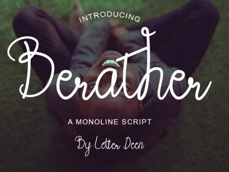 Berather Monoline Script Font