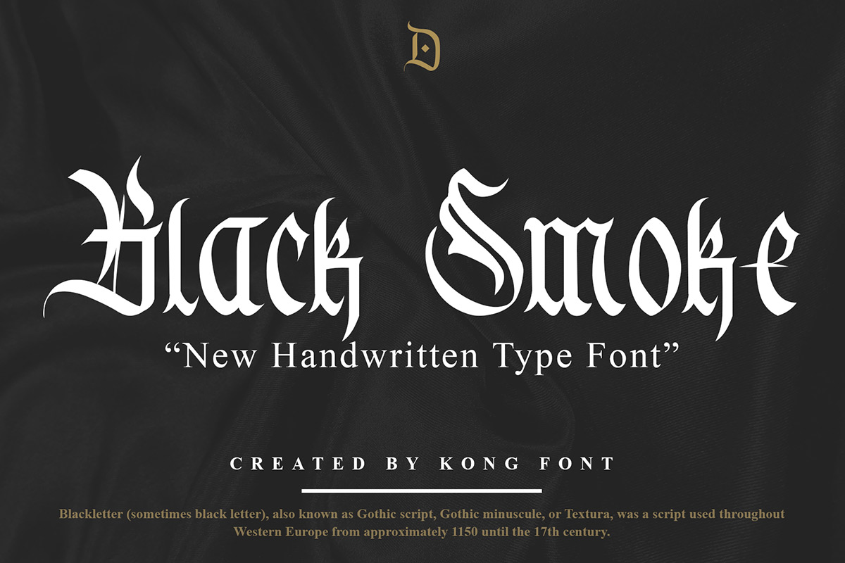 Black Smoke Font