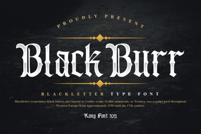 Blackburr Font