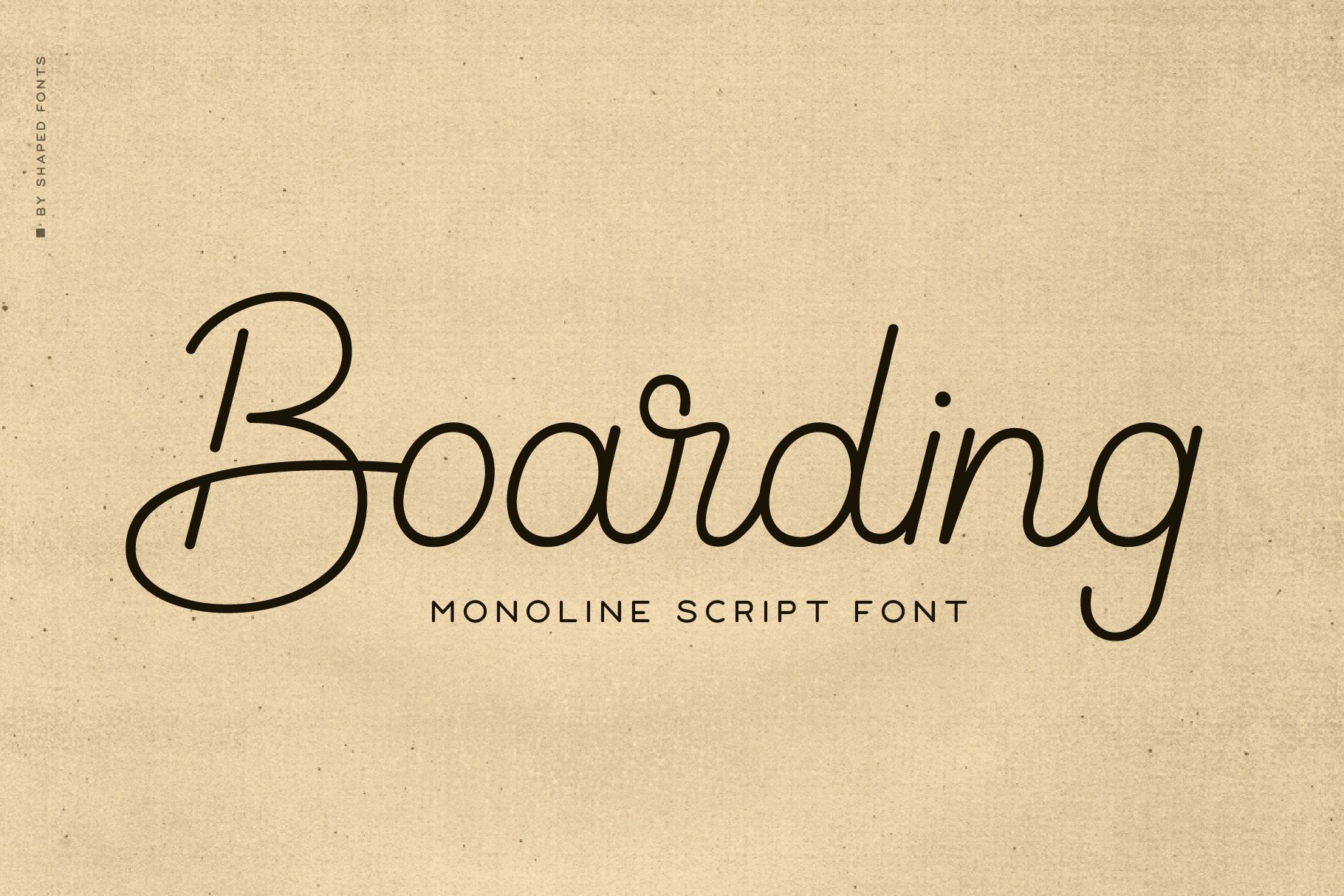 Boarding Font
