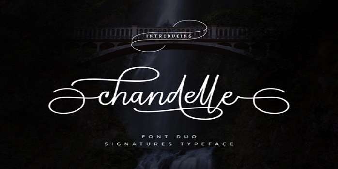 Chandelle Display Font