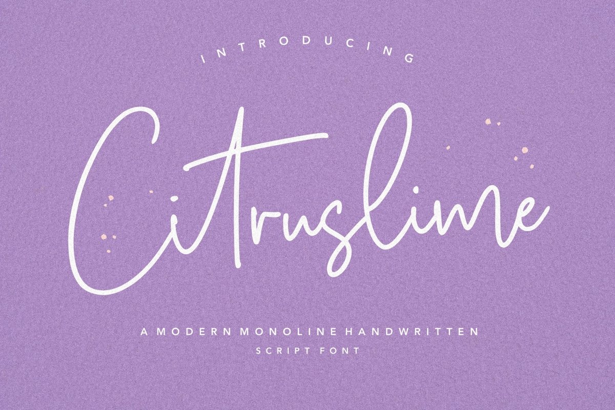 Citruslime Font