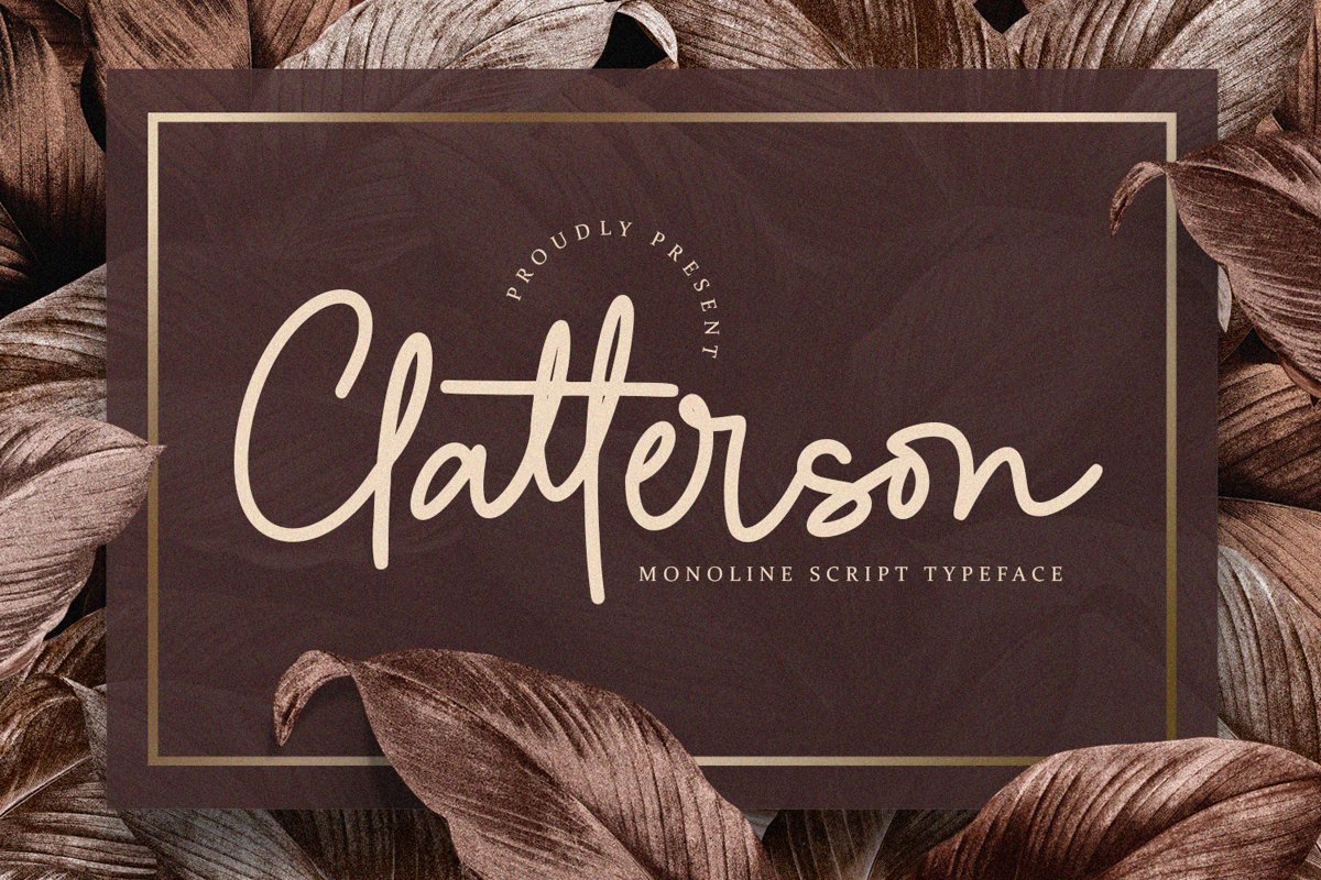 Clatterson Typeface