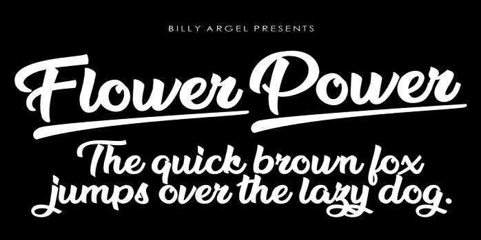 Flower Power Font