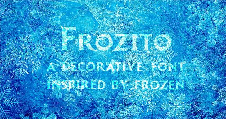 Frozito font