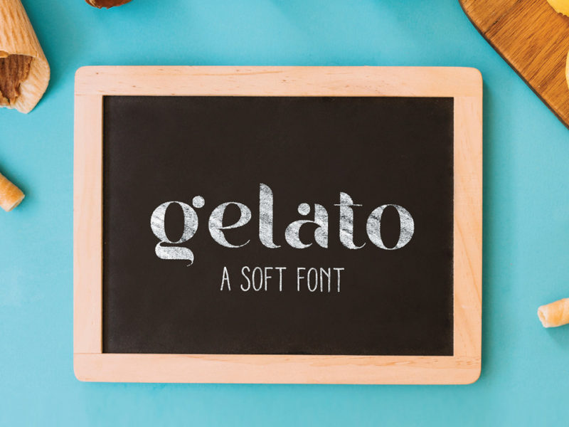 Gelato Soft Typeface