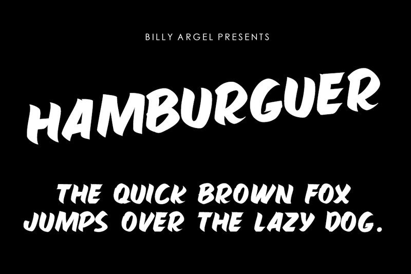 Hamburguer Font