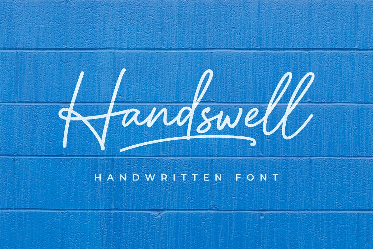 Handswell Font