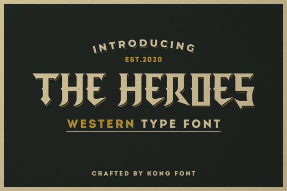 Heroes Display Font