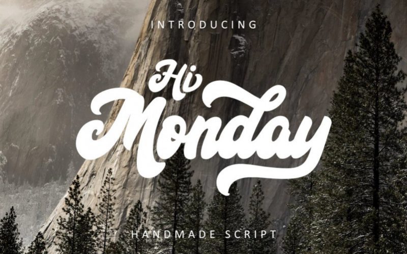 Hi Monday Script Font