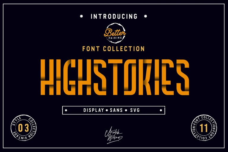 Highstories Font Family