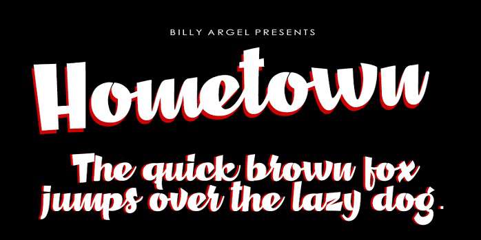 Hometown Font