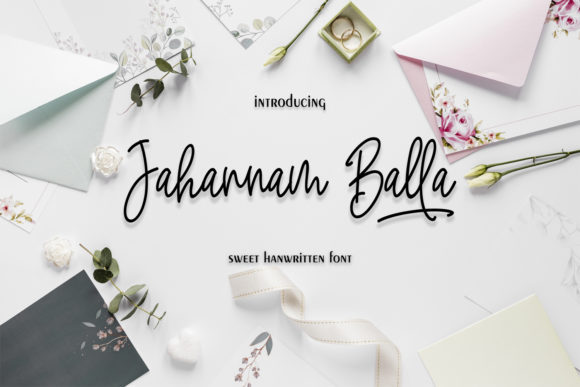 Jahannam Balla Handwritten Font