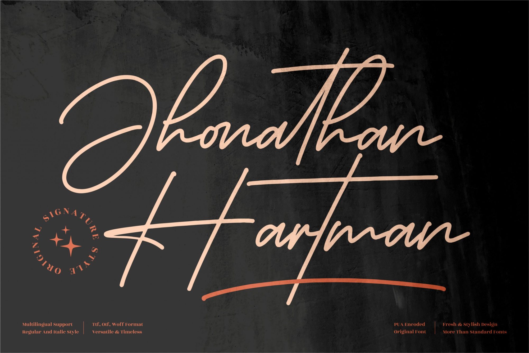 Jhonathan Hartman Font