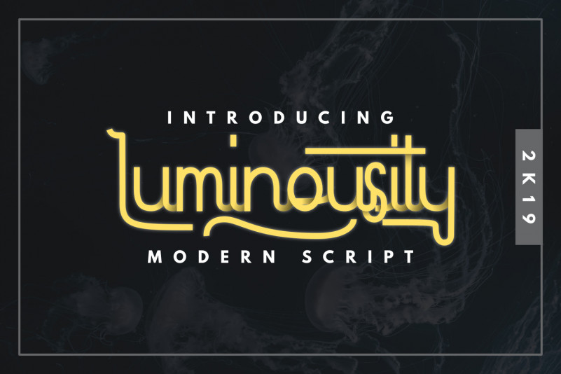 Luminousity Modern Script Font