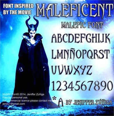 Malefic Font