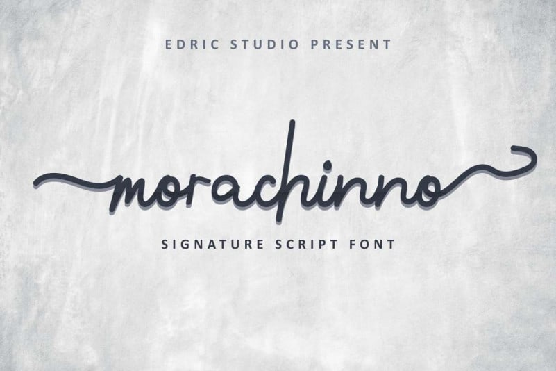 Morachinno Signature Font
