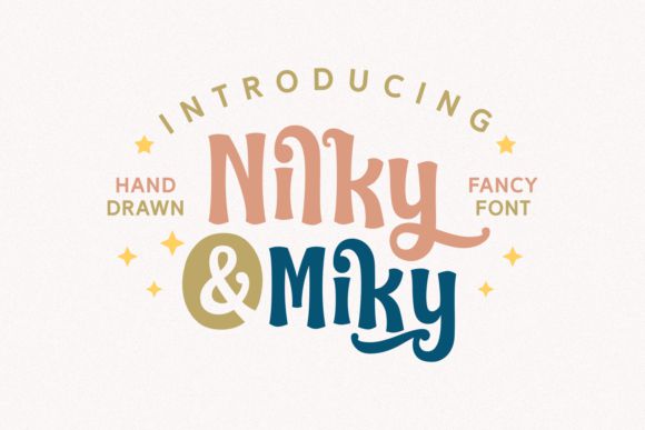 Nilky & Miky Typeface