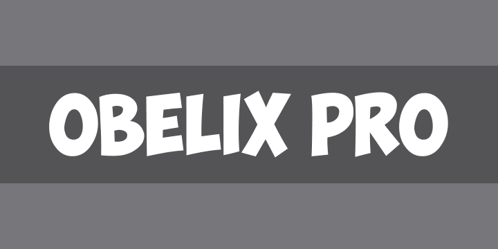 Obelix Pro Font Family