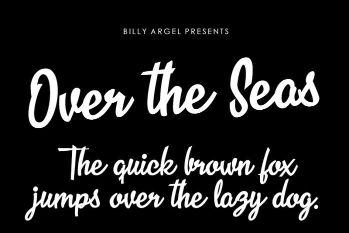 Over the Seas Font