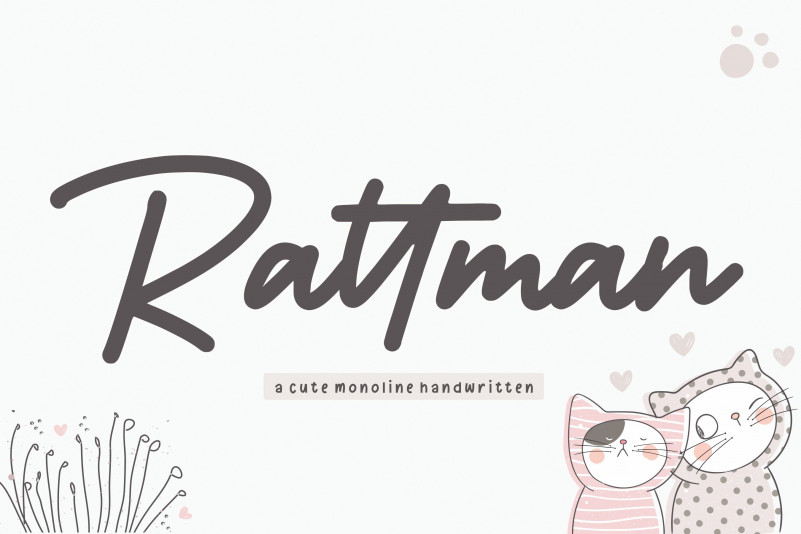 Rattman Handwritten Font