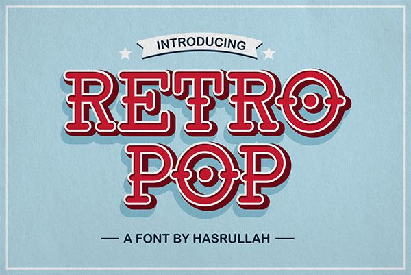 Retro Pop Font Family