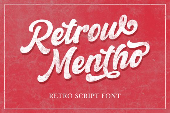 Retrow Mentho Retro Script Font