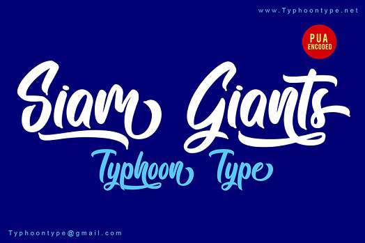 Siam Giants Font