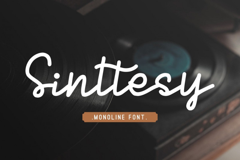Sinttesy Monoline Font