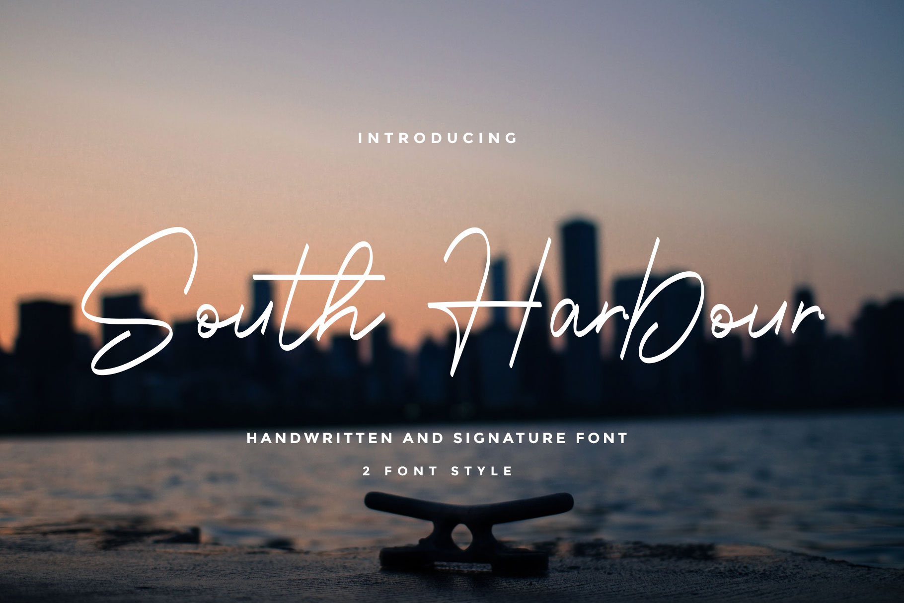 South Harbour Monoline Handwritten Font