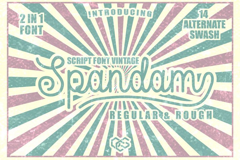 Spandam Vintage Font