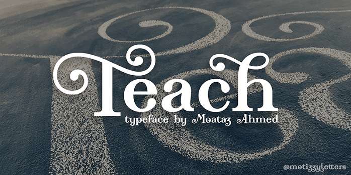 Teach Font