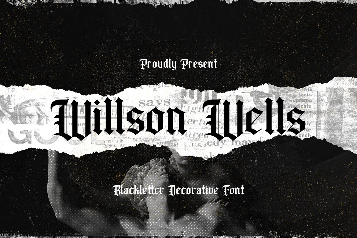 Wilson Wells Blackletter Font