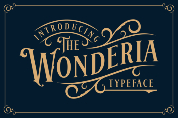 Wonderia Display Font