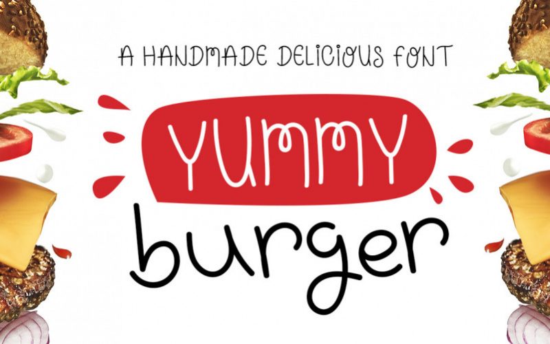Yummy Burger Handmade Font