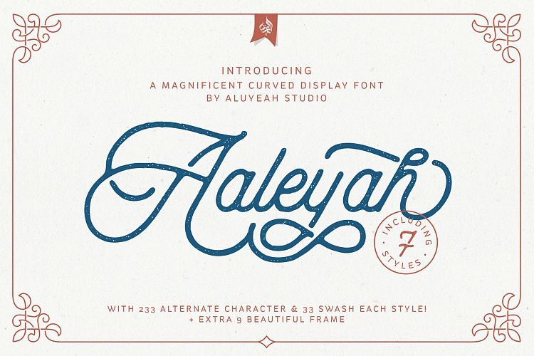 Aaleyah Monoline Script Font