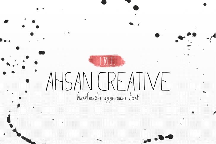 Ahsan Creative Font Free