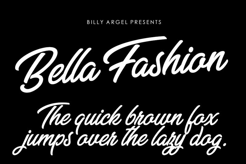 Bella Fashion Font