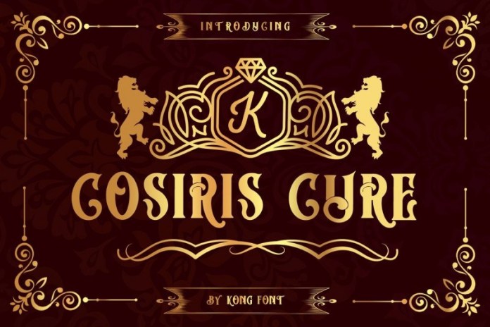 Cosiris Cure Display Font