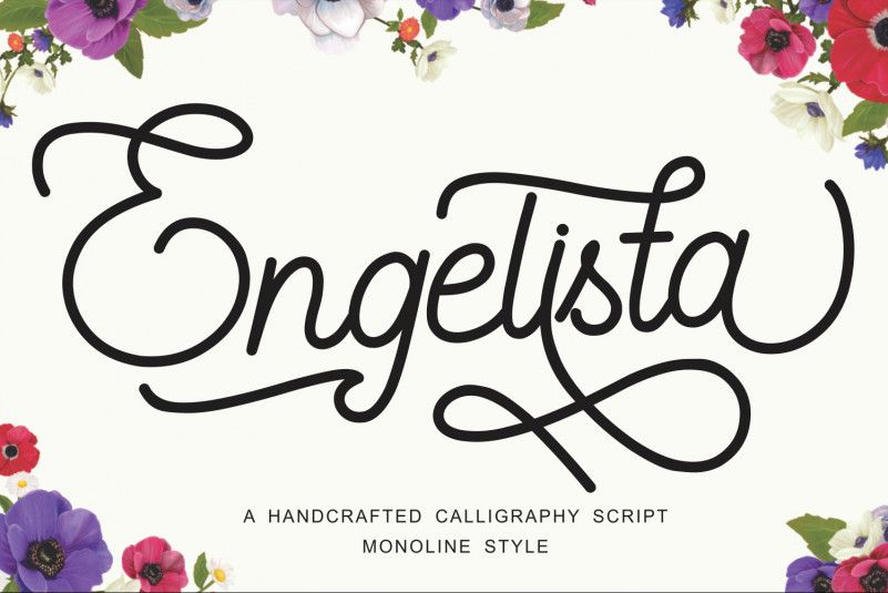 Engelista Monoline Font